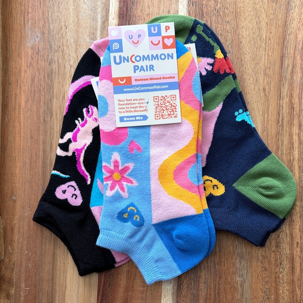 Bundle of Uncommon Pair (by Cheek Boss) Ankle Socks